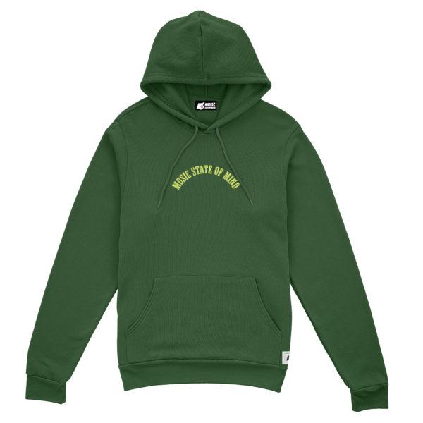 Song bird hoodie green front