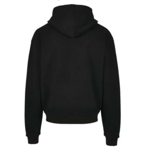 box logo HOODIE BLACK BACK